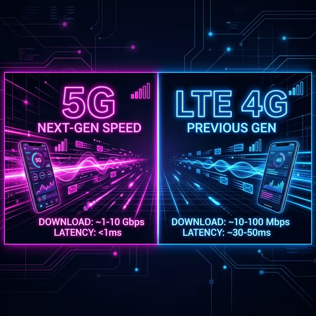 5G vs. LTE: Was ist der Unterschied und lohnt sich der Wechsel? (2025)