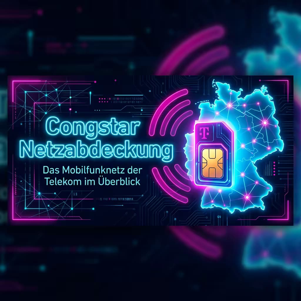 Congstar Netzabdeckung 2025: Das Telekom-Netz zum halben Preis