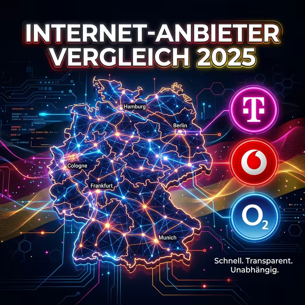 Die besten Internet-Anbieter in Deutschland 2025: Unser unabhängiger Vergleich