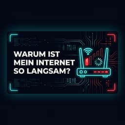 Warum ist mein Internet so langsam? 7 Ursachen & Lösungen (2025)