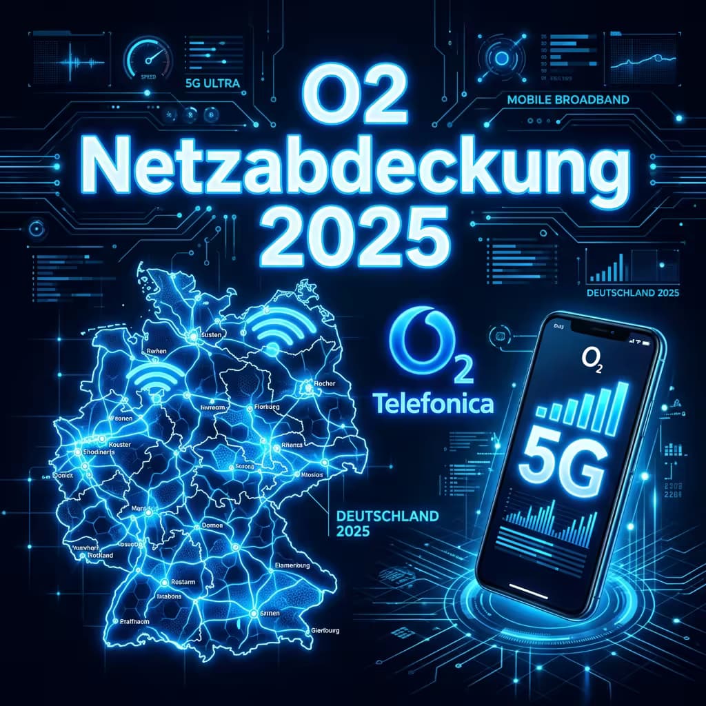 O2 Netzabdeckung 2025: Telefónica im großen Test mit echten Daten